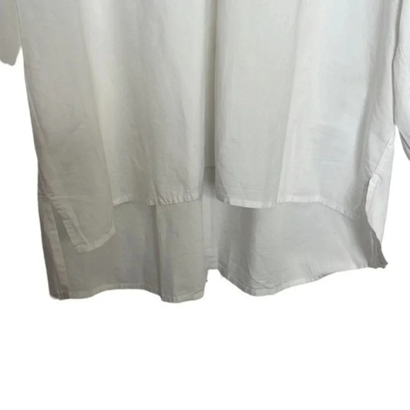NWT Plus Size Two by Vince Camuto White Embroidered‎ Button-Dow Shirt Size 1X - Picture 4 of 10